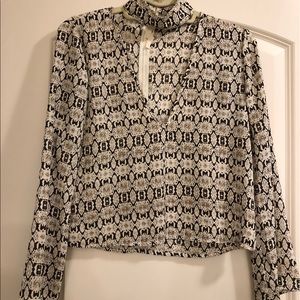 Olivaceous Snakeprint Top